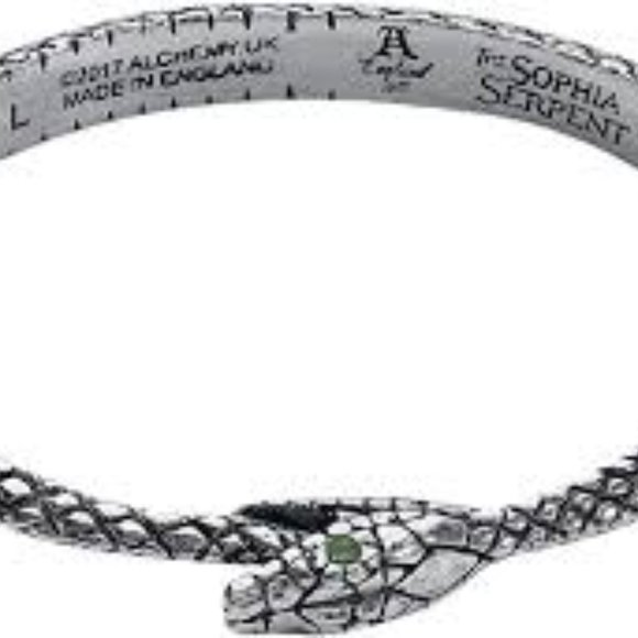 The Sophia Serpent Bangle by Alchemy of England - Picture 2 of 9